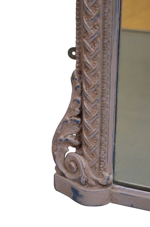 Antique Painted Pier Mirror Wall Mirror h107cm - Image 5