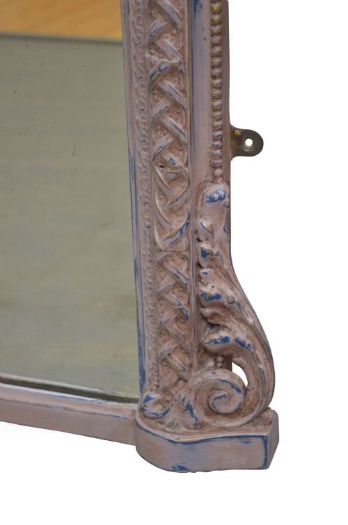 Antique Painted Pier Mirror Wall Mirror h107cm - Image 8