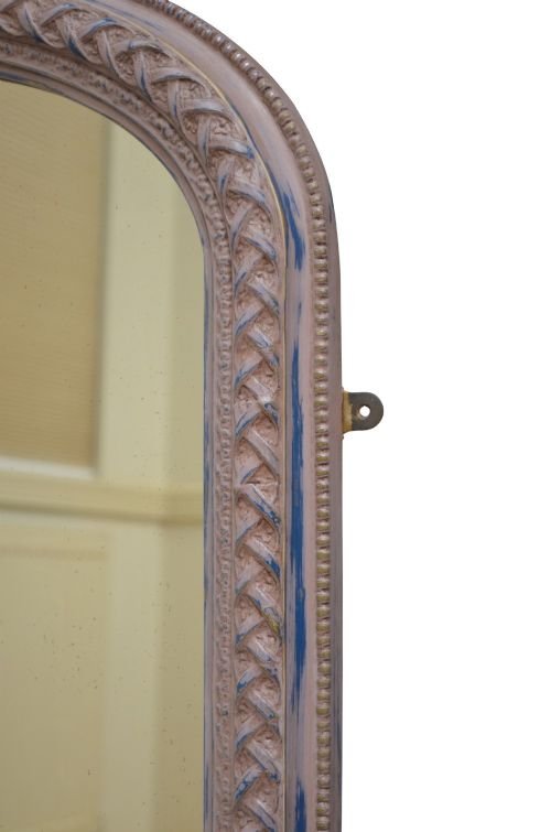 Antique Painted Pier Mirror Wall Mirror h107cm - Image 6