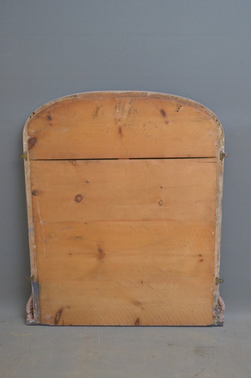 Antique Painted Pier Mirror Wall Mirror h107cm - Image 9