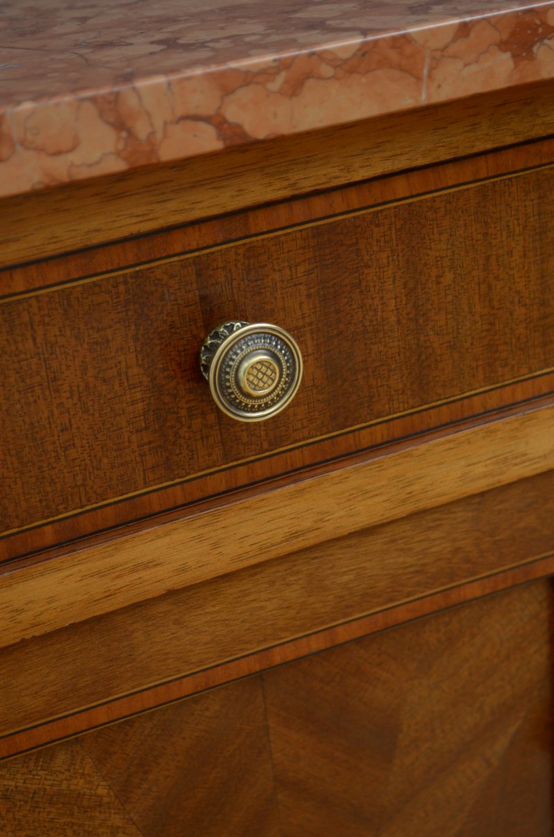 Antique Pair Of Bedside Cabinets Or Lamp Stands - Image 8