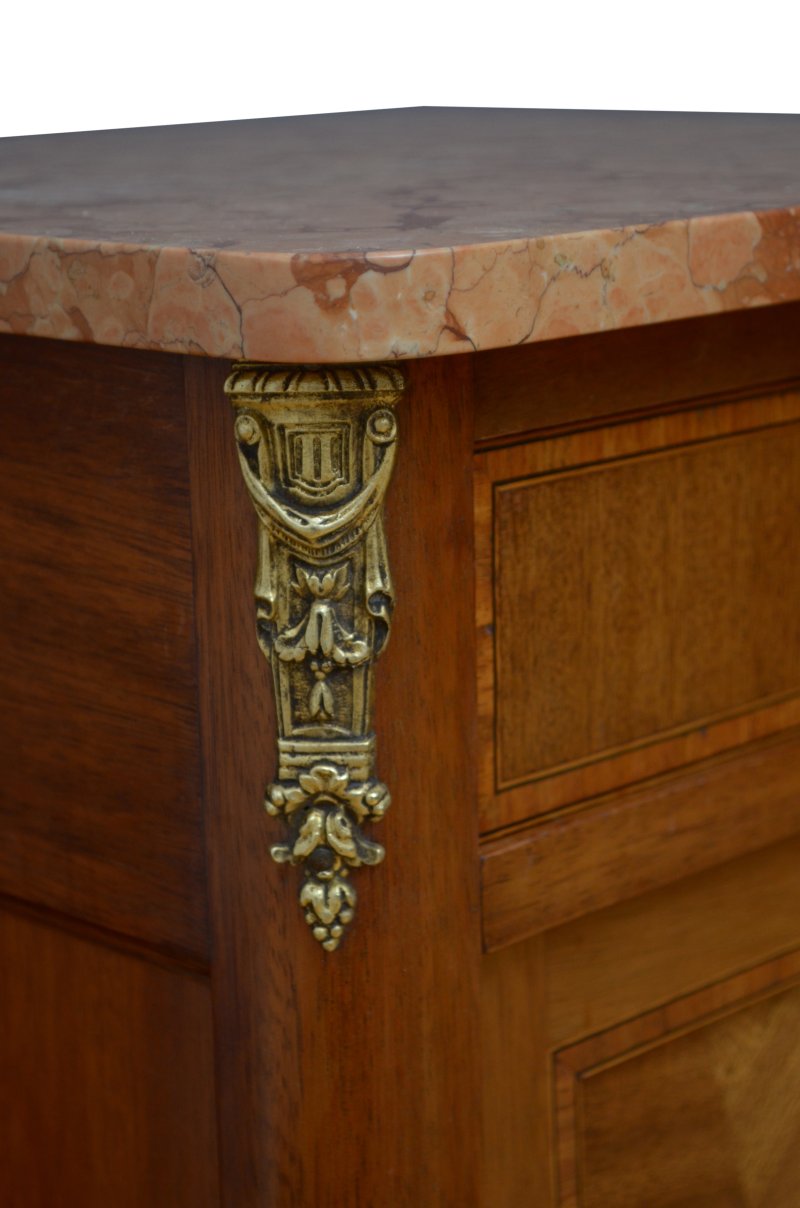 Antique Pair Of Bedside Cabinets Or Lamp Stands - Image 6