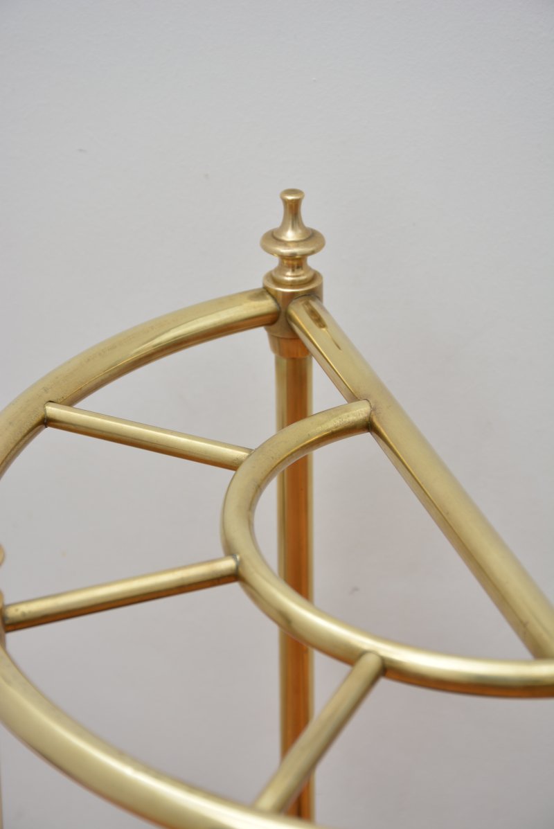 Demi Lune Brass Umbrella Stand - Image 6