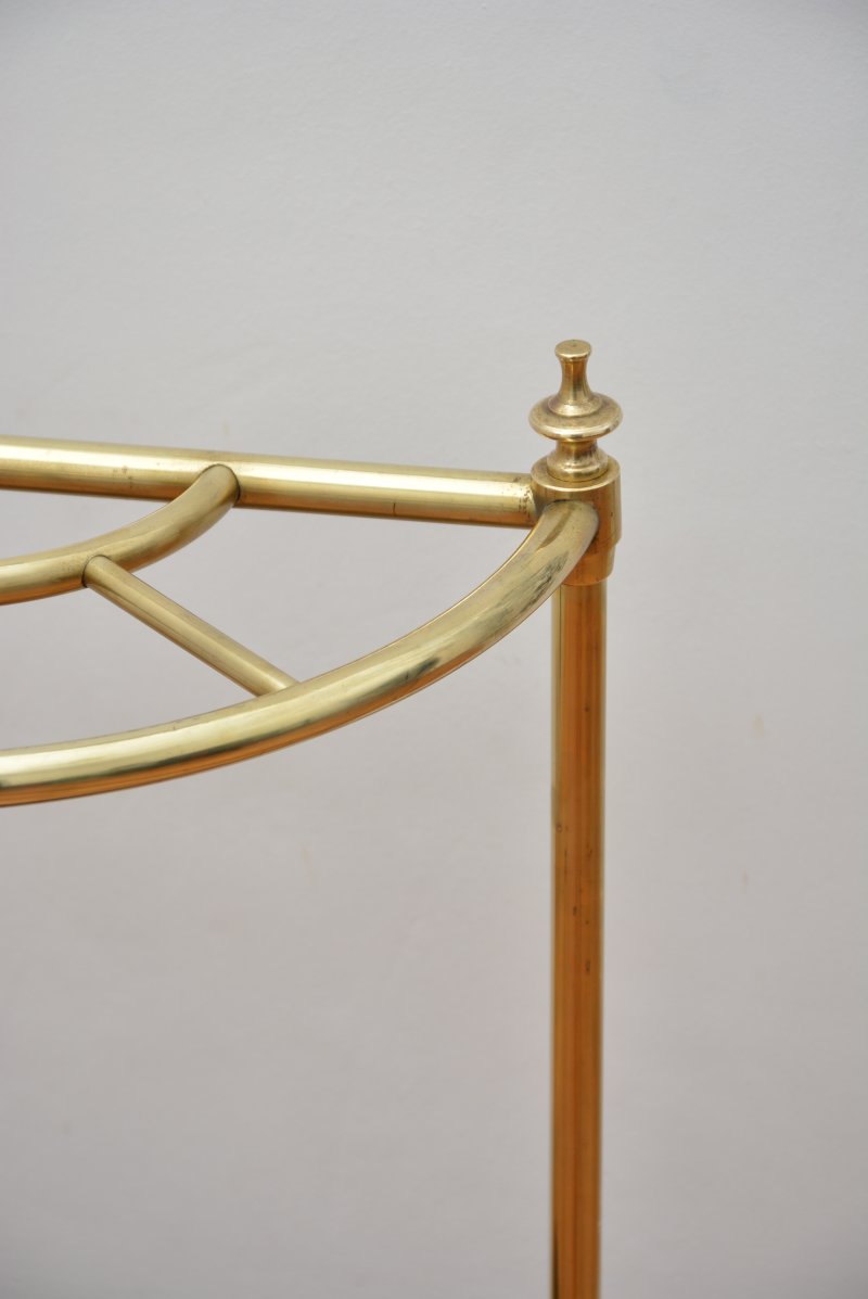 Demi Lune Brass Umbrella Stand - Image 5