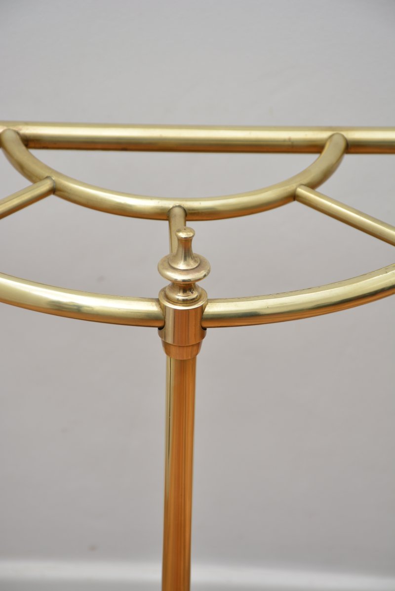 Demi Lune Brass Umbrella Stand - Image 7