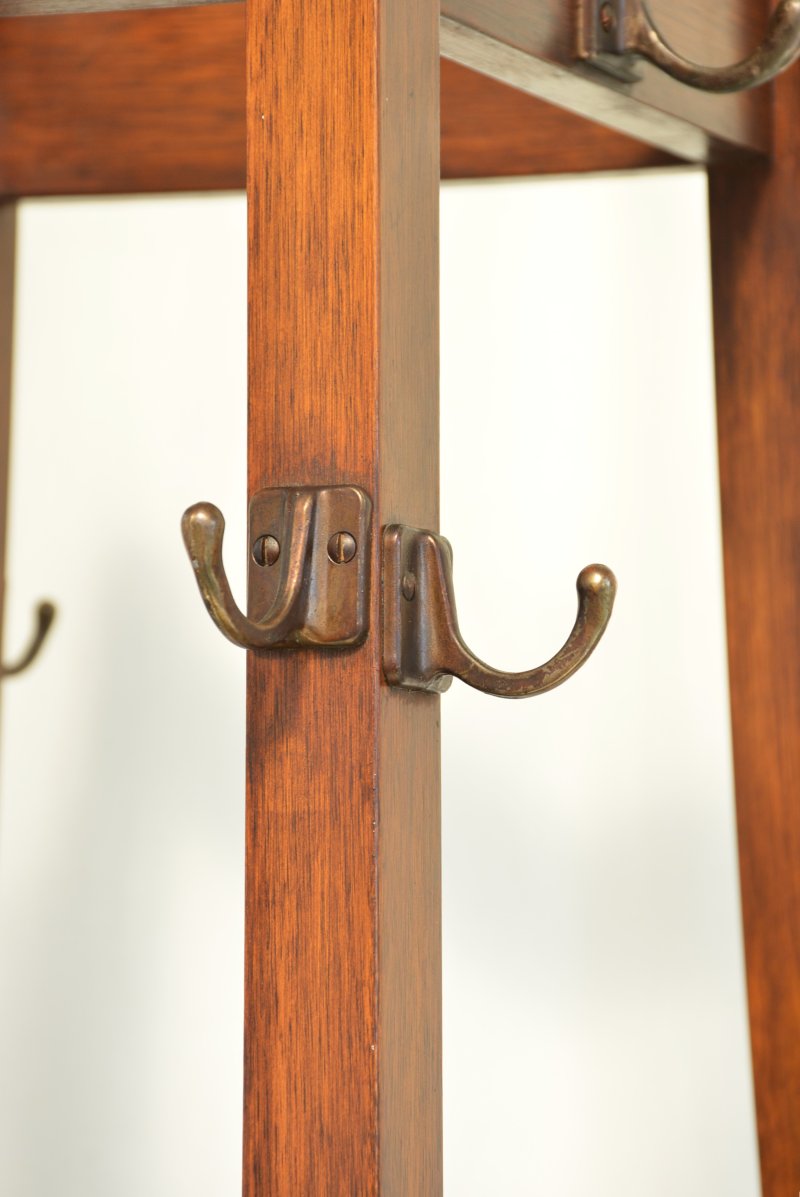 English Arts and Crafts Coat Stand - Image 14