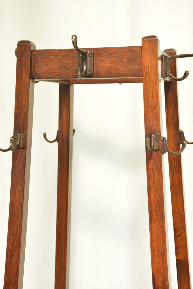 English Arts and Crafts Coat Stand - Image 9