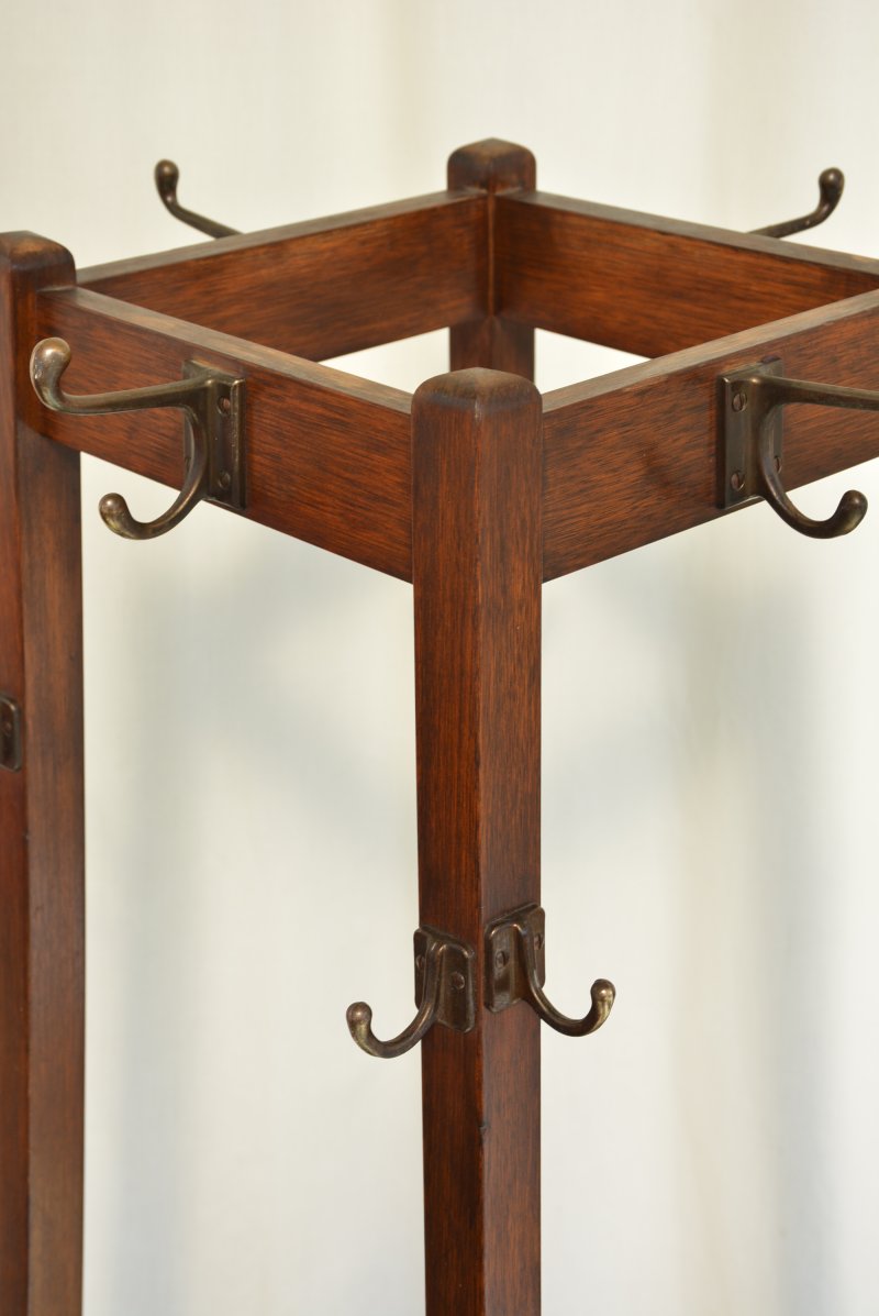 English Arts and Crafts Coat Stand - Image 10