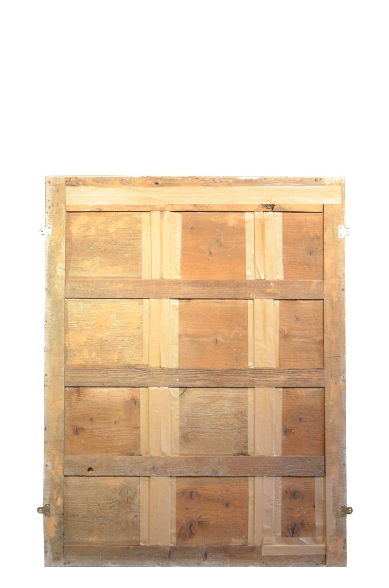 Large Antique Giltwood Wall Mirror 122/158vm - Image 12