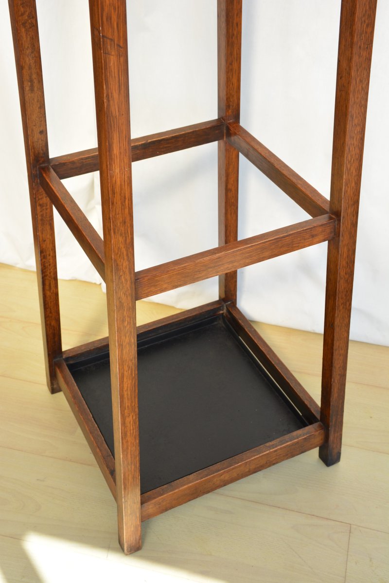 Antique English Arts and Crafts Hall Stand Coat Stand Rack - Image 15