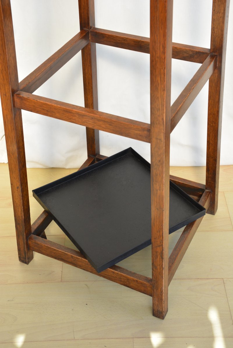 Antique English Arts and Crafts Hall Stand Coat Stand Rack - Image 18