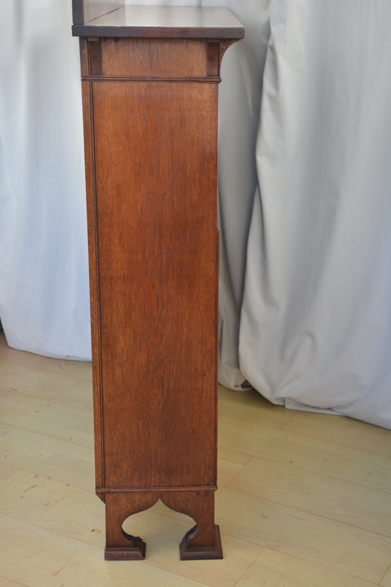 Arts And Crafts Solid Oak Open Bookcase - Image 21