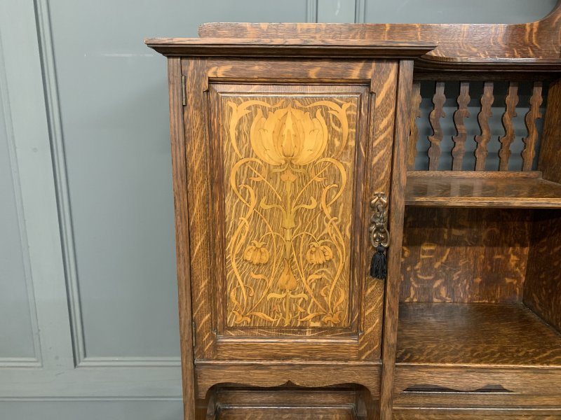 Shapland and Petter Arts and Crafts Oak Sideboard - Image 11