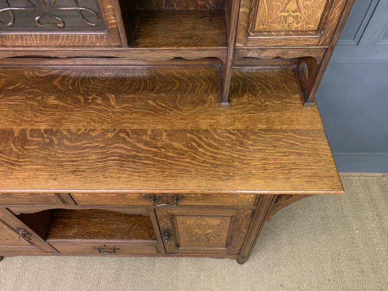 Shapland and Petter Arts and Crafts Oak Sideboard - Image 6