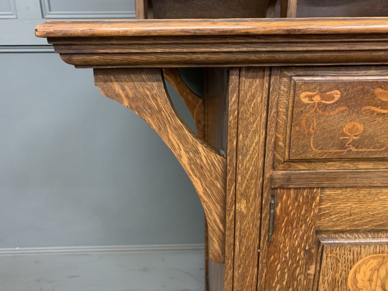 Shapland and Petter Arts and Crafts Oak Sideboard - Image 7