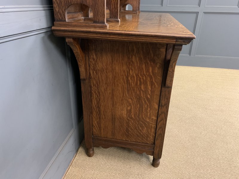 Shapland and Petter Arts and Crafts Oak Sideboard - Image 9