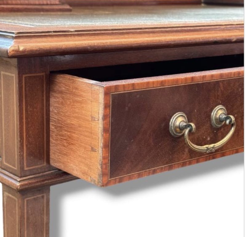 Edwardian Inlaid Mahogany Desk - Image 18