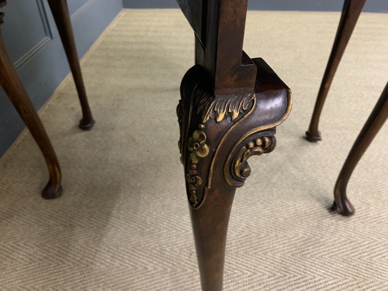 Burr Walnut Drop Flap Table - Image 6