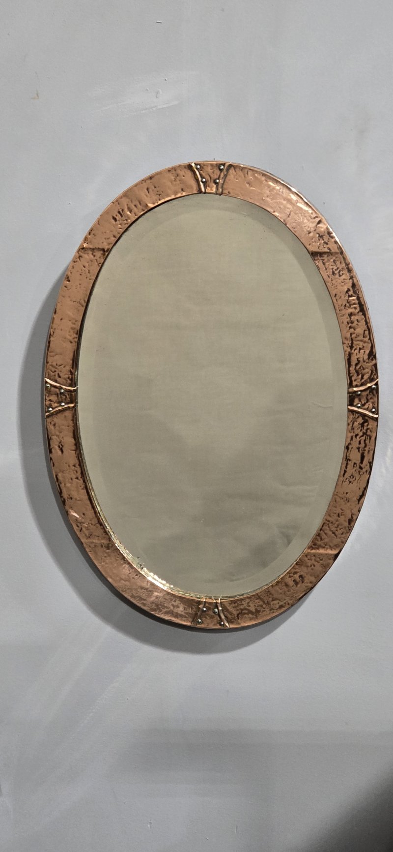 Art and Crafts Copper Mirror - Image 2