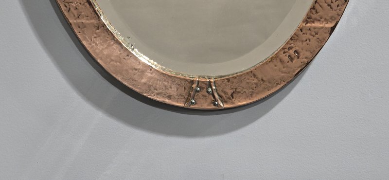 Art and Crafts Copper Mirror - Image 5