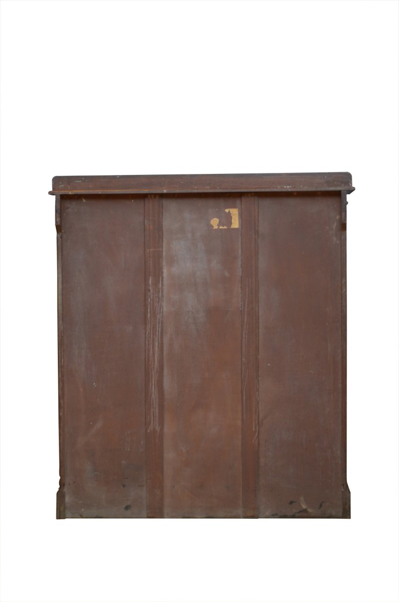 English Edwardian Walnut Open Bookcase - Image 17