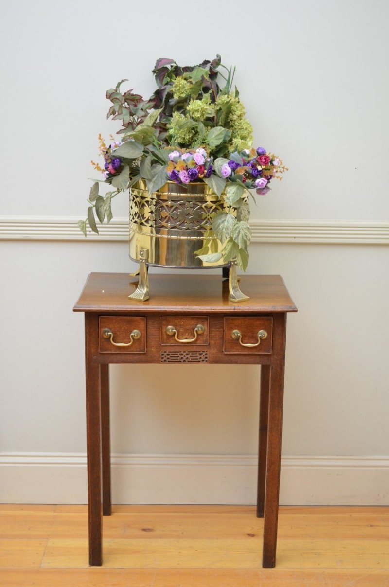 Edwardian Brass Coal Bucket Or Planter - Image 8