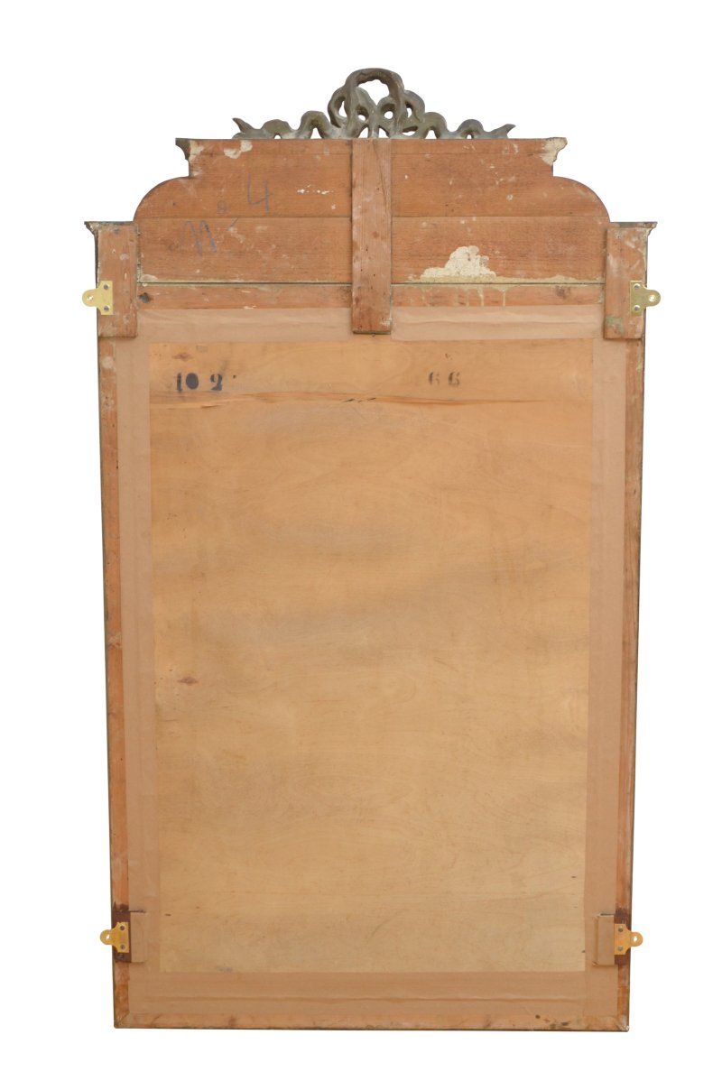 Slim Antique French Pier Mirror H153cm - Image 12