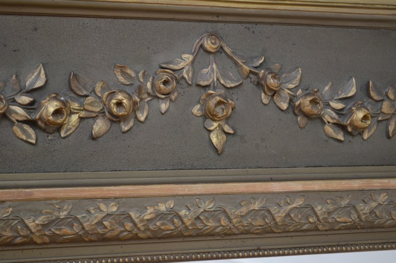 Slim Antique French Pier Mirror H153cm - Image 5