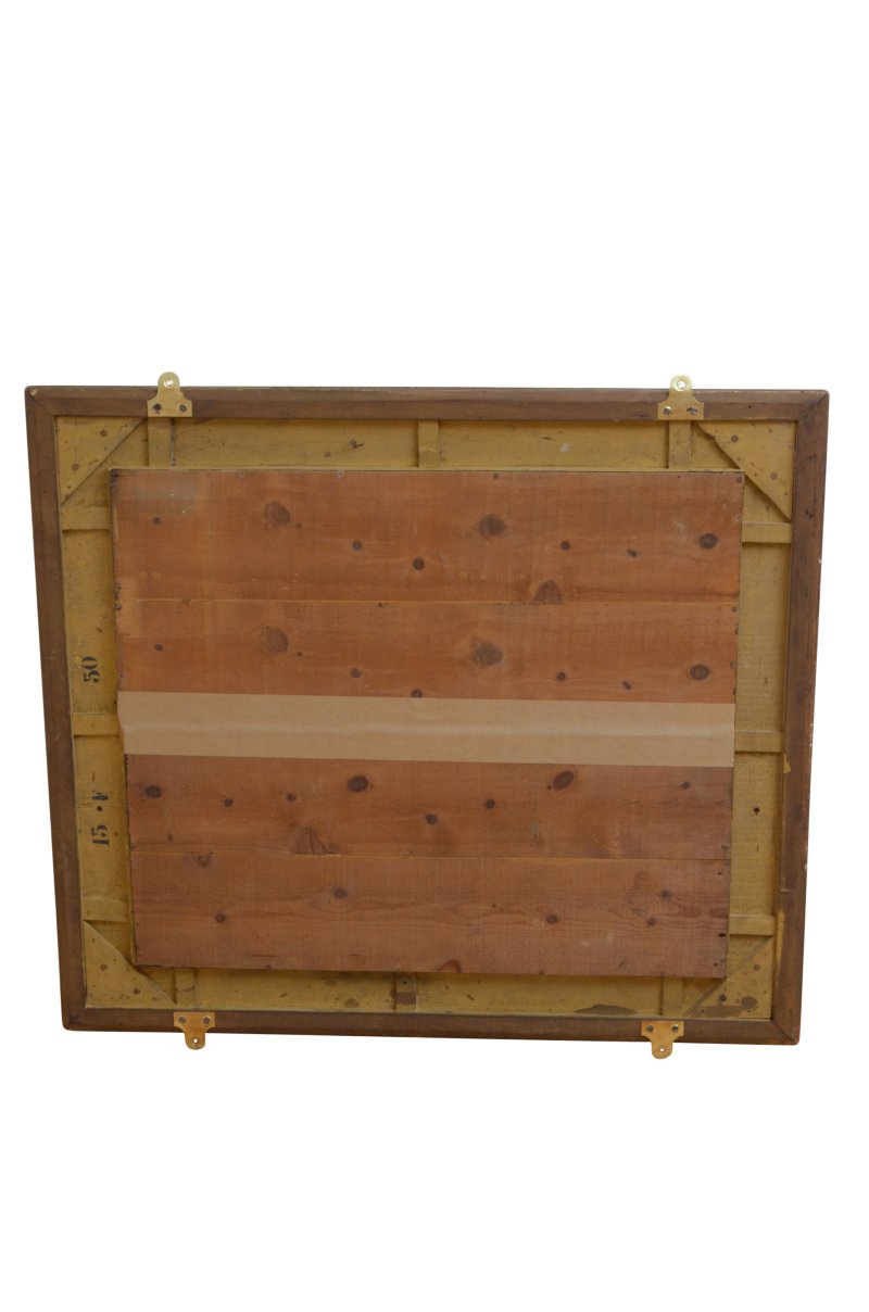 Antique Rococo Foxed Gilded Mirror 90x79cm - Image 12