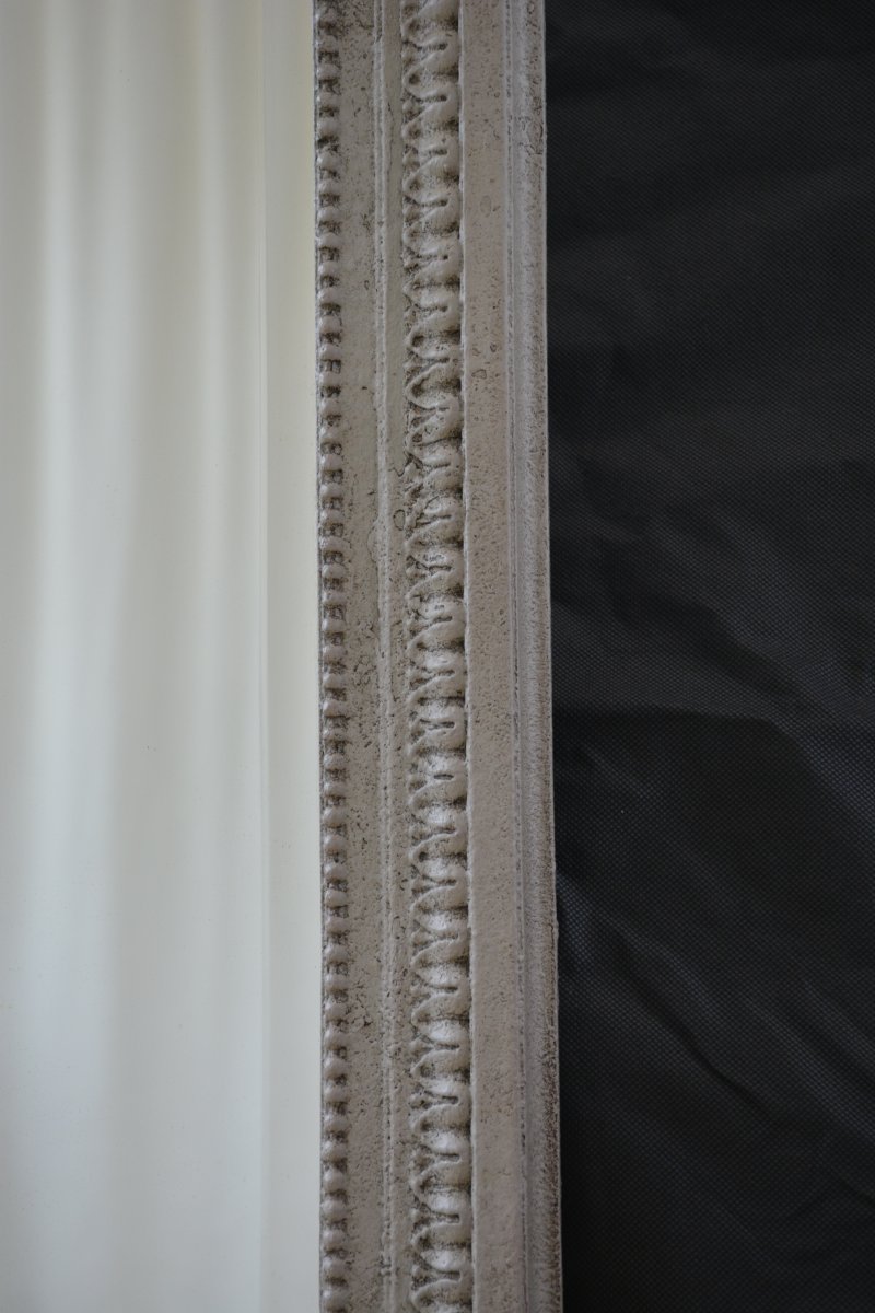 French Antique Wall Mirror H140cm - Image 6