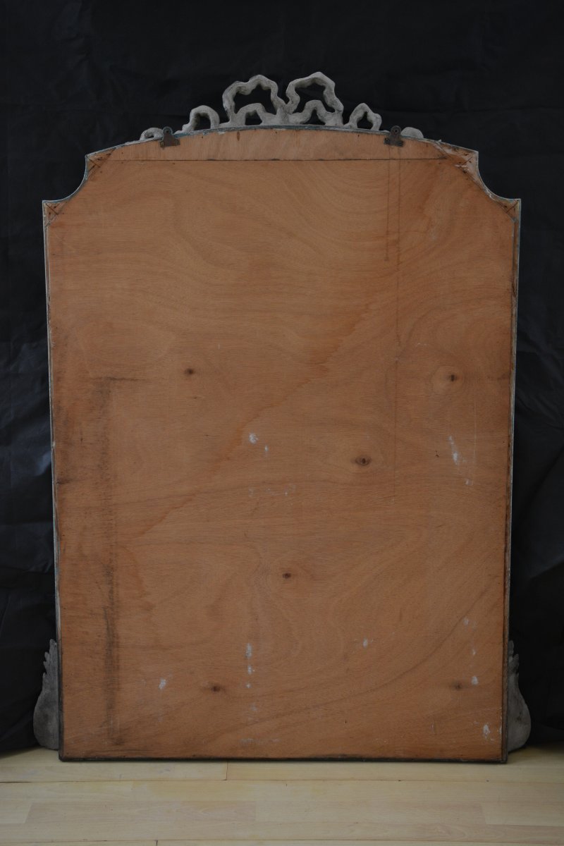 French Antique Wall Mirror H140cm - Image 15