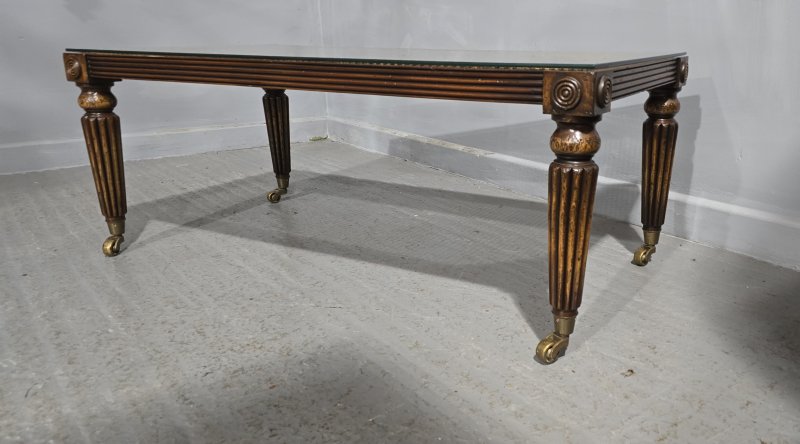 Regency Mahogany Coffee Table - Image 4