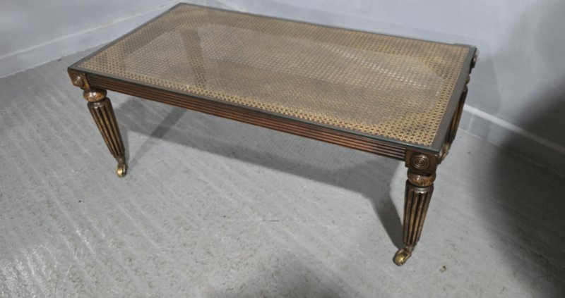 Regency Mahogany Coffee Table - Image 6