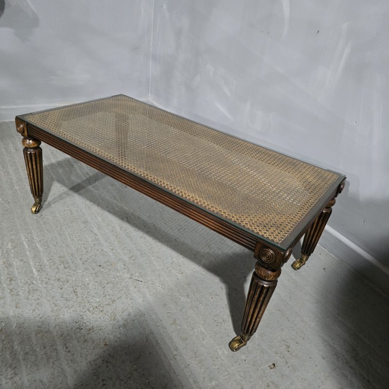 Regency Mahogany Coffee Table - Image 7