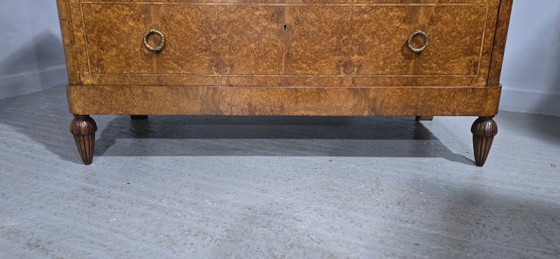 Superb French Amboyna Commode Chest of Drawers - Image 12