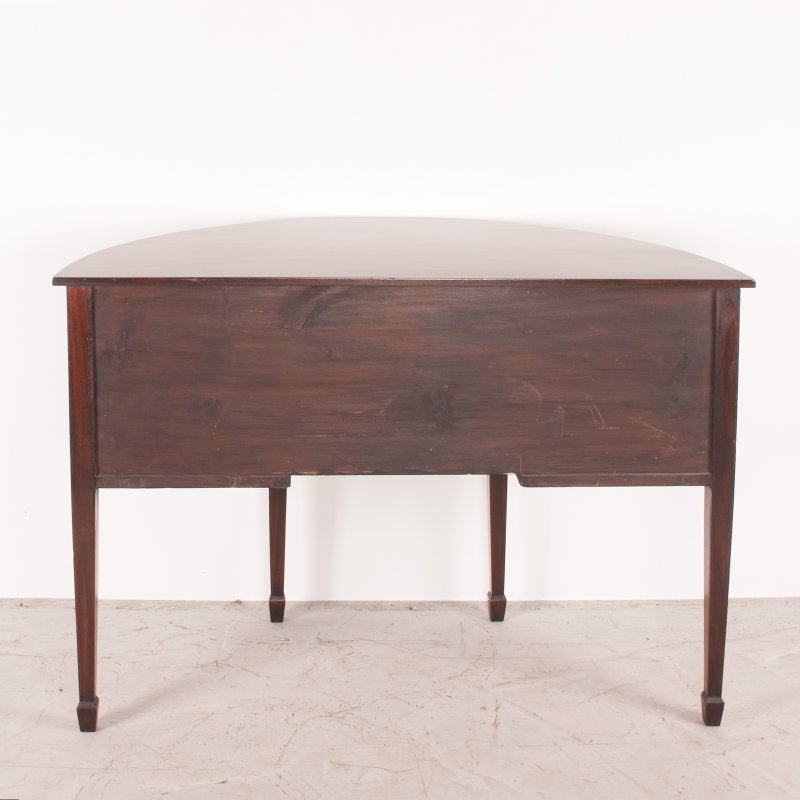 Mahogany Demi Lune Shaped Sideboard - Image 11