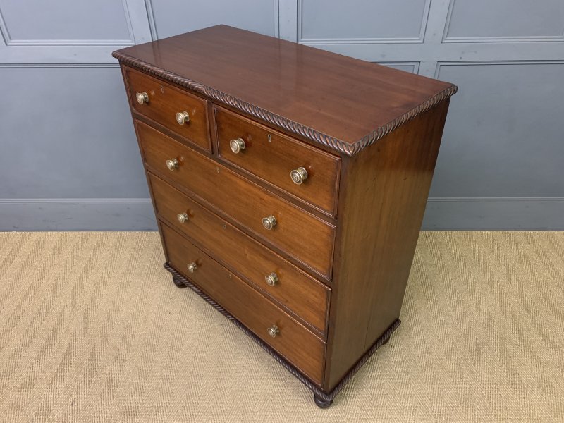 George IV Mahogany Chest of Drawers - Image 12