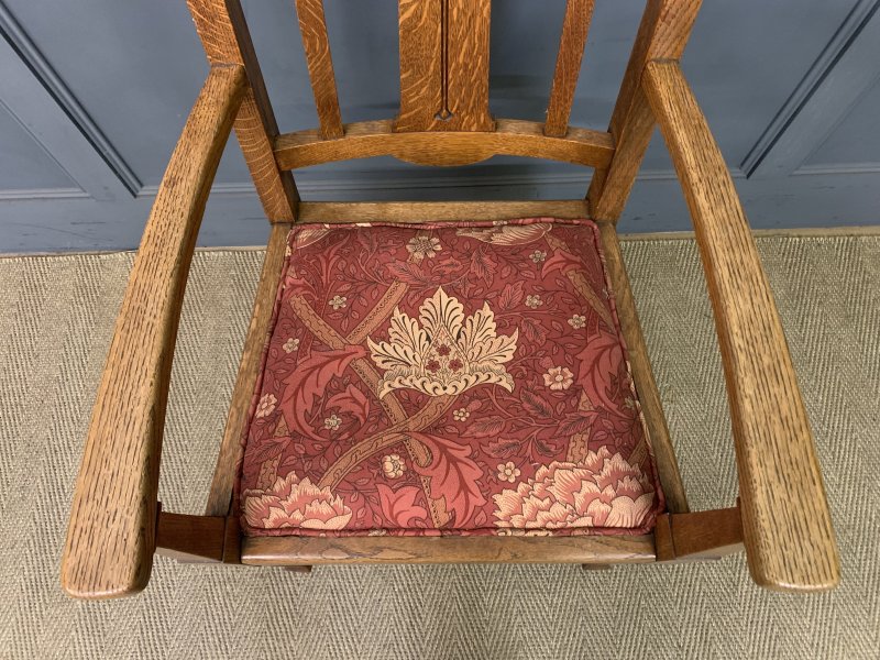 Set of 8 Arts and Crafts Dining Chairs - Image 19