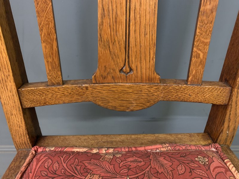 Set of 8 Arts and Crafts Dining Chairs - Image 16