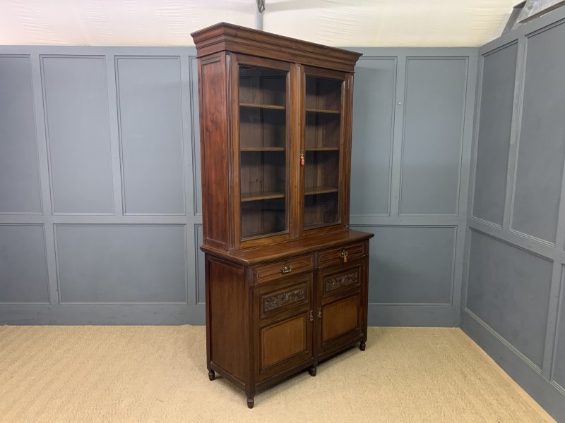 Victorian Mahogany Bookcase - Image 4