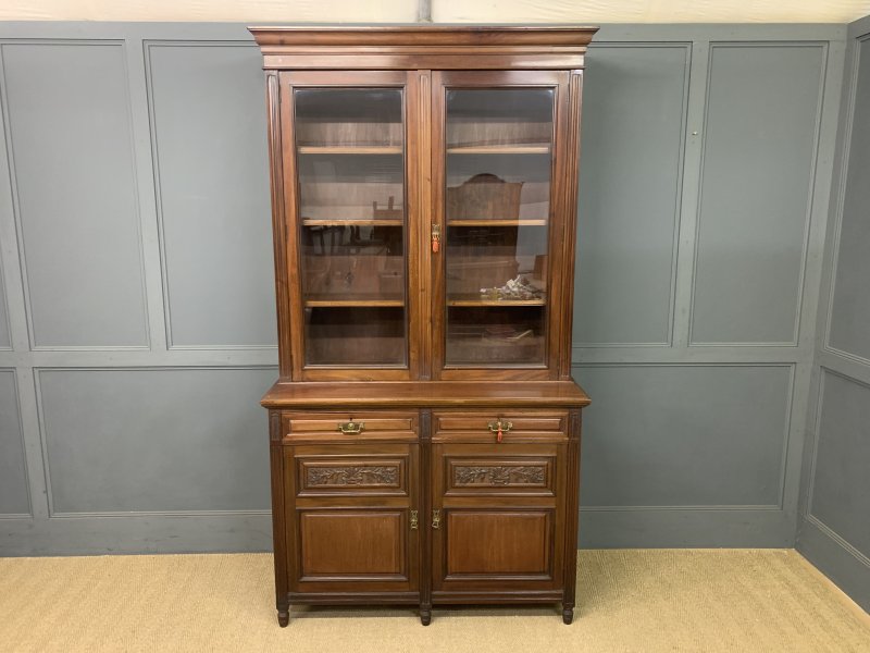 Victorian Mahogany Bookcase - Image 6