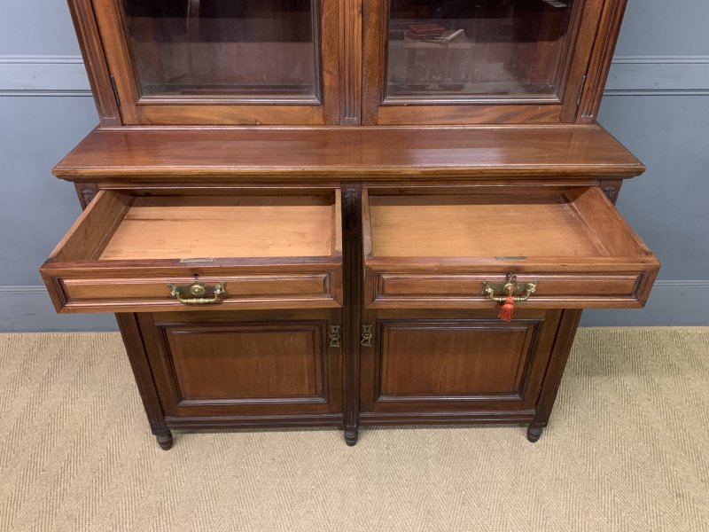 Victorian Mahogany Bookcase - Image 10