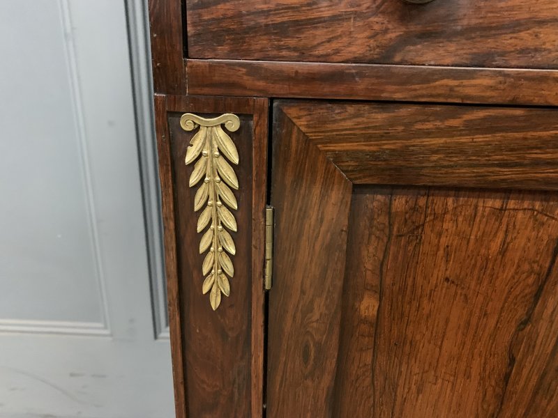 Regency Period Rosewood Waterfall Bookcase - Image 19