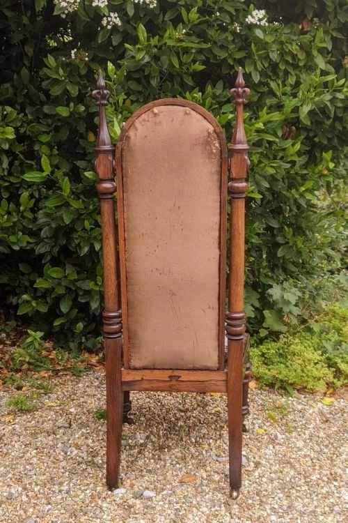 Antique Gothic Rosewood Prie Dieu Chair - Image 10