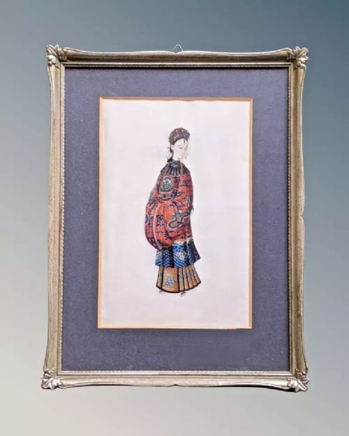 Pair Chinese Paintings Of Dignitaries - Image 3