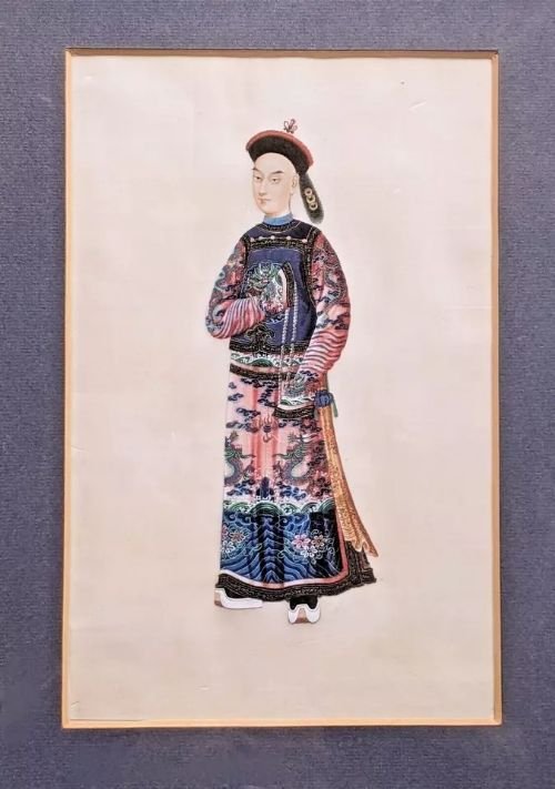 Pair Chinese Paintings Of Dignitaries - Image 2