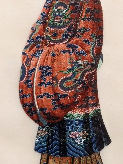 Pair Chinese Paintings Of Dignitaries - Image 12