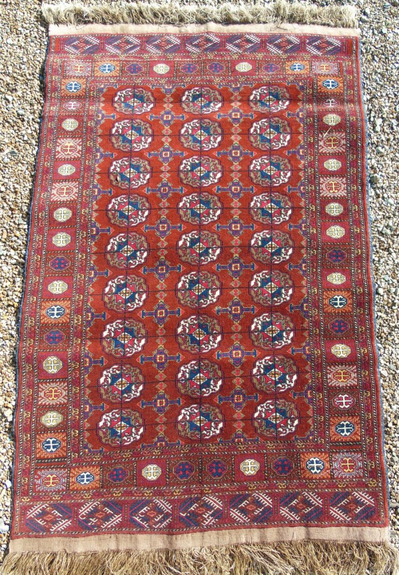 Antique Tekke Turkman Carpet