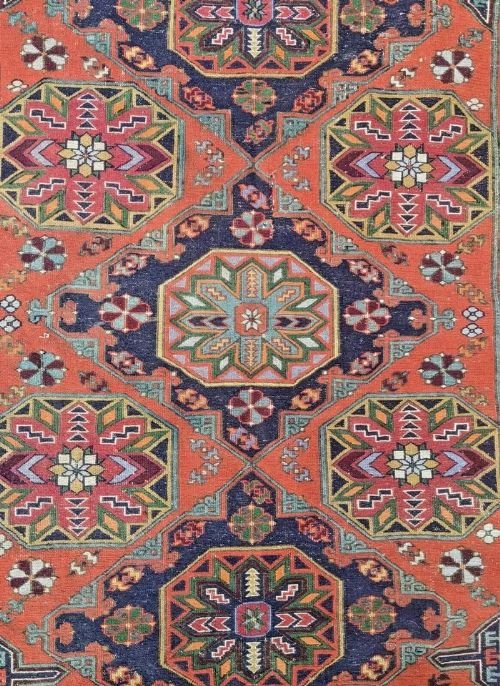 Antique Caucasian Soumakh Carpet - Image 3