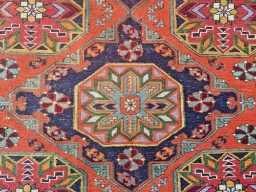 Antique Caucasian Soumakh Carpet - Image 4